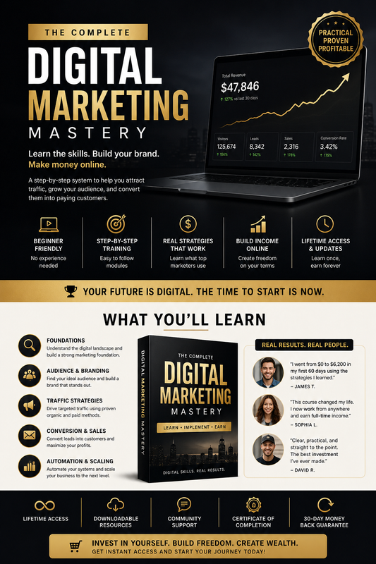 Digital marketing course 💵